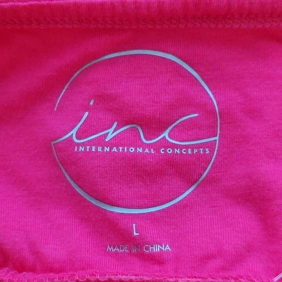 Embroidered PINK Spaghetti Strap MINI DRESS SZ LARGE - Picture 6 of 10